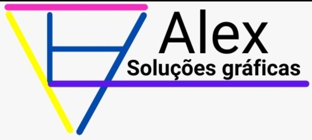 Logo Alex Soluções Gráficas